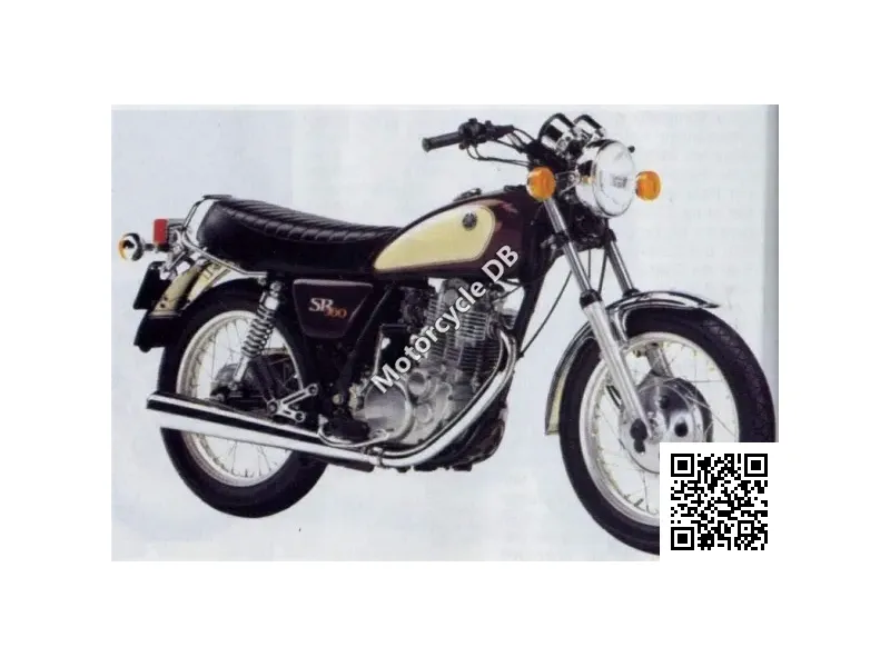 Yamaha SR 500 (reduced effect) 1985 13753